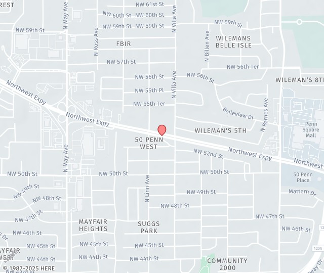 Location Map: 2520 Northwest Expy Oklahoma City, OK 73112